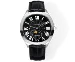 Drive De Cartier 40*41*12.5mm Cal.1904-PS MC Movement Black Face Men Watch